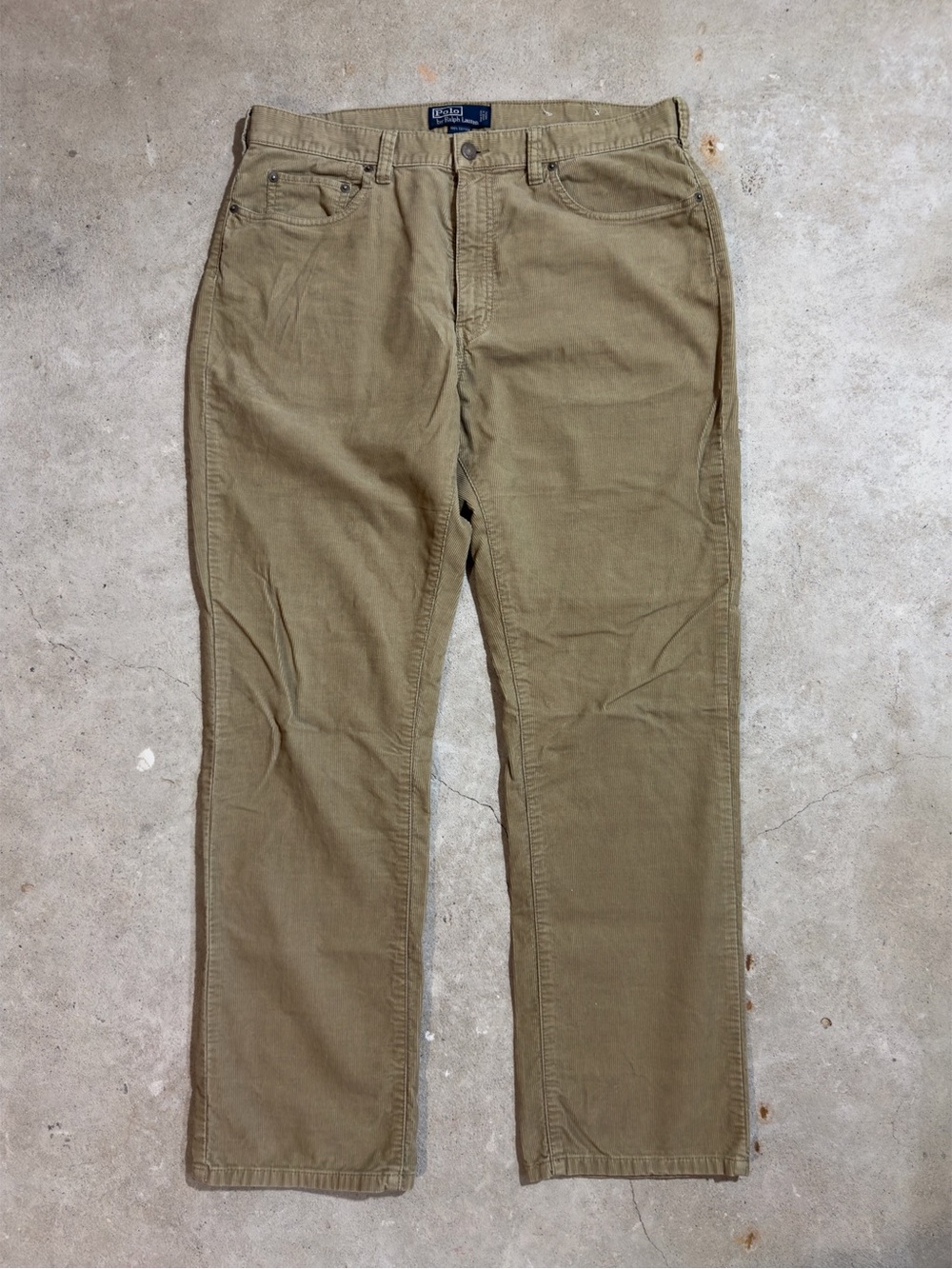 NWT Polo Ralph Lauren Leather Tab Corduroy Pants